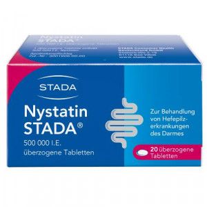 NYSTATIN STADA 500.000 I.E. überzogene Tab.