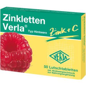 ZINKLETTEN Verla Himbeere Lutschtabletten