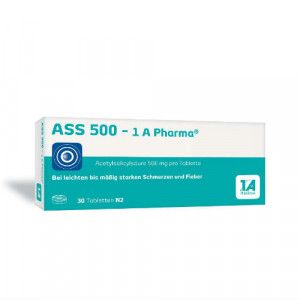 ASS 500-1A Pharma Tabletten