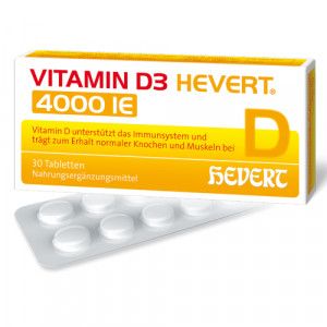 VITAMIN D3 HEVERT 4.000 I.E. Tabletten