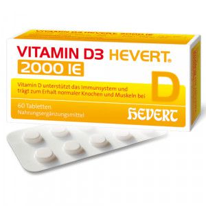 VITAMIN D3 HEVERT 2.000 I.E. Tabletten