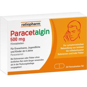 PARACETALGIN 500 mg Filmtabletten