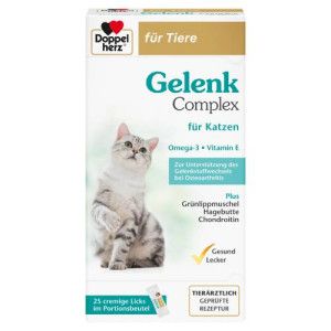 DOPPELHERZ für Tiere Gelenk Complex Port.B.f.Katze